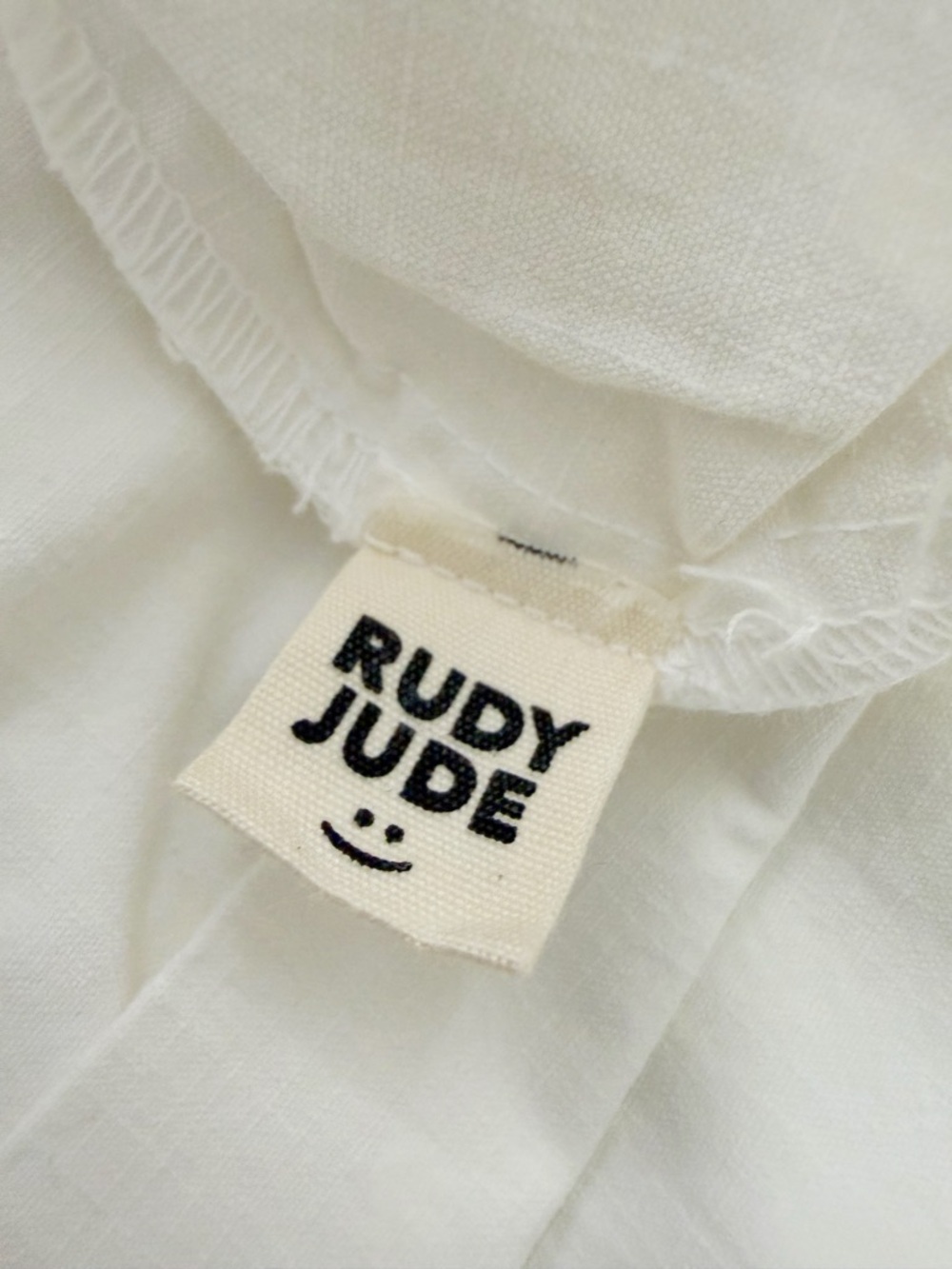 NWT Rudy Jude Organic Cotton Adult Apron Dress in Salt Size S - Picture 13 of 17